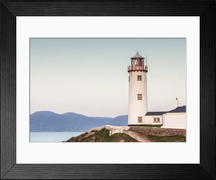 Framed Print : Ireland, County Donegal, Fanad Peninsula, Fanad Head Lighthouse, dusk