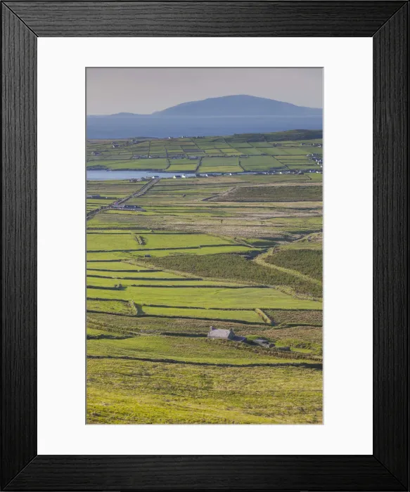Framed Print : Ireland, County Kerry, Ring of Kerry, Portmagee, elevated coastal landscape Framed Print : Ireland, County Kerry, Ring of Kerry, Portmagee, elevated coastal landscape