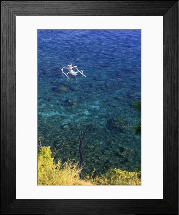 Framed Print : Indonesia, Bali, East Bali, Amed, Beach near Amed Village Framed Print : Indonesia, Bali, East Bali, Amed, Beach near Amed Village