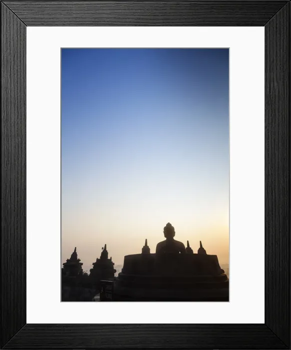 Framed Print : Indonesia, Java, Magelang, Borobudur Temple Framed Print : Indonesia, Java, Magelang, Borobudur Temple