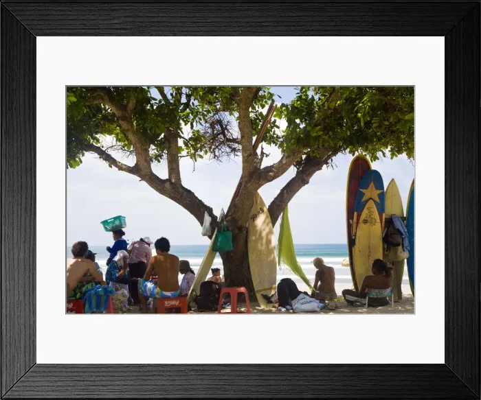 Framed Print : Beach, Kuta, Bali, Indonesia Framed Print : Beach, Kuta, Bali, Indonesia