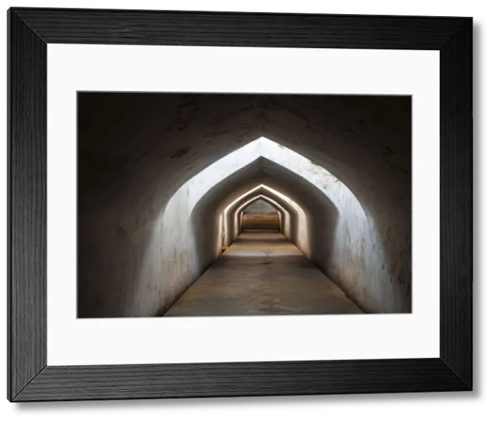 Framed Print : Indonesia, Java, Yogyakarta, underground tunnel part of the Taman Sari - Water Castle Framed Print : Indonesia, Java, Yogyakarta, underground tunnel part of the Taman Sari - Water Castle