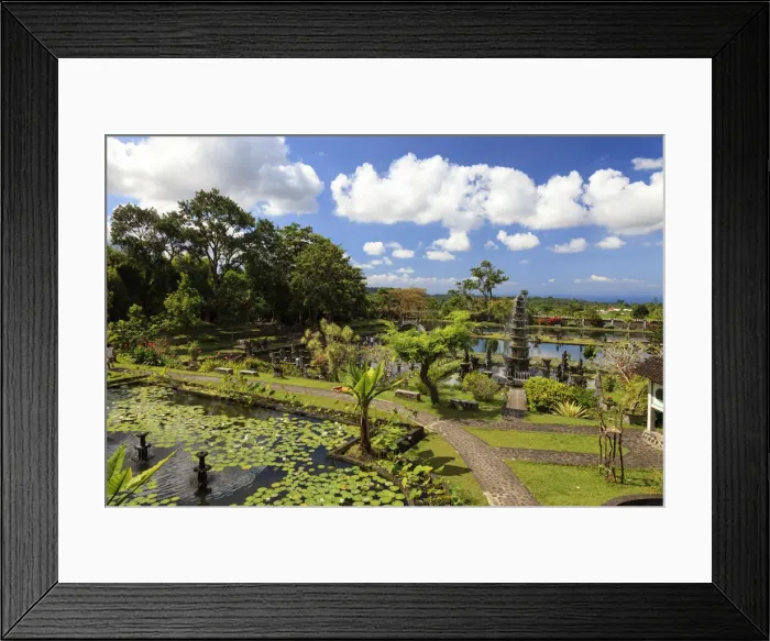 Framed Print : Indonesia, Bali, Tirtagangga, Water Palace (Taman Tirtagangga) Framed Print : Indonesia, Bali, Tirtagangga, Water Palace (Taman Tirtagangga)