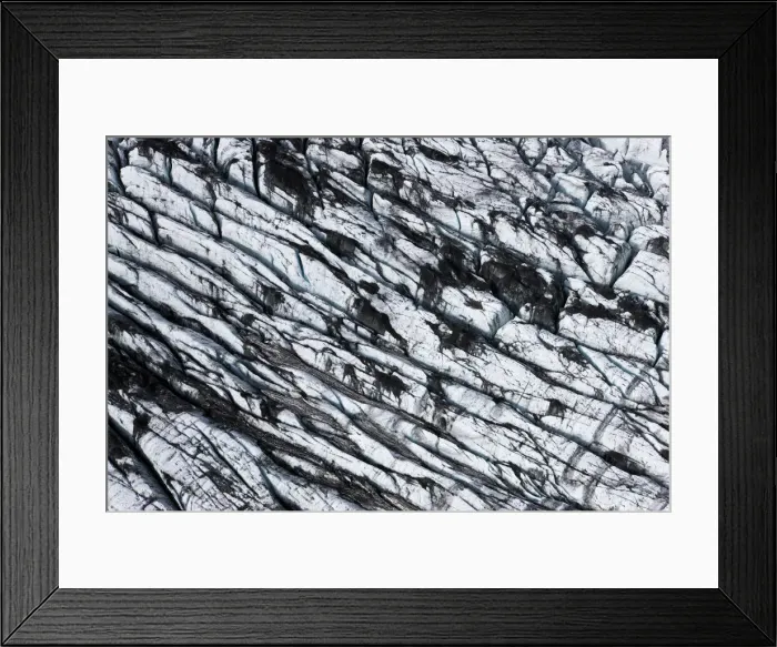 Framed Print : Aerial view of Eyjafjallajokull glacier and volcanic ash, SW Iceland Framed Print : Aerial view of Eyjafjallajokull glacier and volcanic ash, SW Iceland