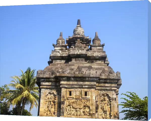 Indonesia, Java, Magelang, Borobudur, Candi Powon