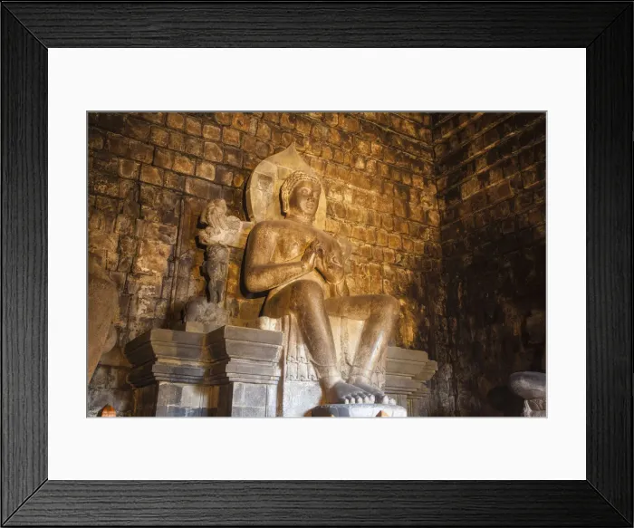 Framed Print : Indonesia, Java, Magelang, Borobudur, Candi Mendut Framed Print : Indonesia, Java, Magelang, Borobudur, Candi Mendut