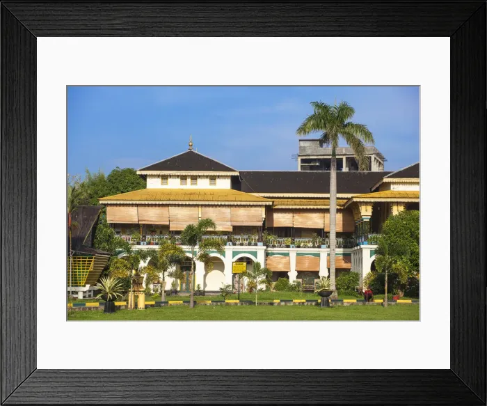 Framed Print : Indonesia, Sumatra, Medan, Maimoon Palace Framed Print : Indonesia, Sumatra, Medan, Maimoon Palace