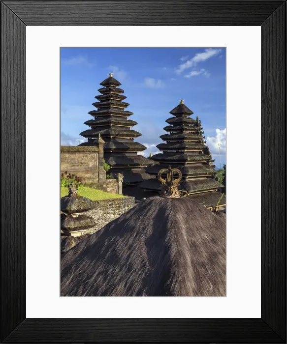 Framed Print : Indonesia, Bali, Besakih, Pura Agung Besakih temple complex Framed Print : Indonesia, Bali, Besakih, Pura Agung Besakih temple complex
