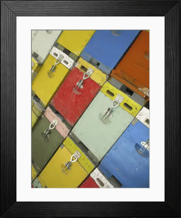 Framed Print : Bee Hives, Lassithi Plateau, Crete, Greece