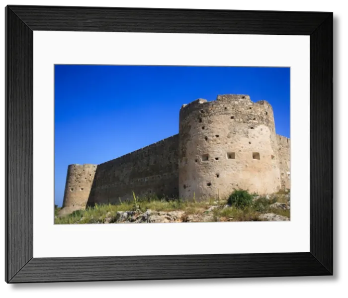 Framed Print : The Turkish Fortress, Ancient Site of Aptera, Crete, Greece Framed Print : The Turkish Fortress, Ancient Site of Aptera, Crete, Greece