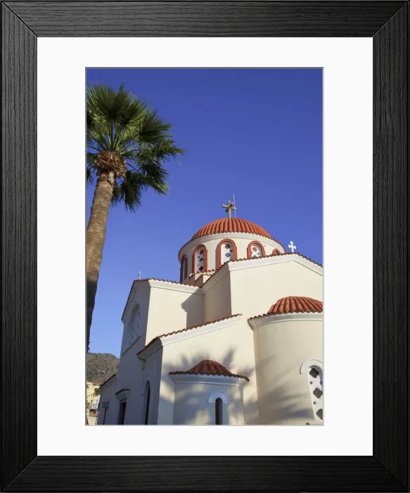 Framed Print : Greek Orthodox Church, Elounda, Crete, Greek Islands, Greece, Europe Framed Print : Greek Orthodox Church, Elounda, Crete, Greek Islands, Greece, Europe