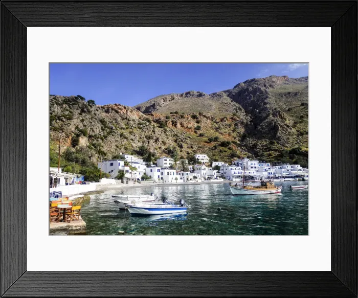 Framed Print : Loutro, South Crete, Greece Framed Print : Loutro, South Crete, Greece