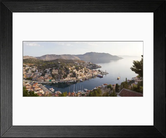 Framed Print : Symi Town, Symi Island, Dodecanese Islands, Greece Framed Print : Symi Town, Symi Island, Dodecanese Islands, Greece
