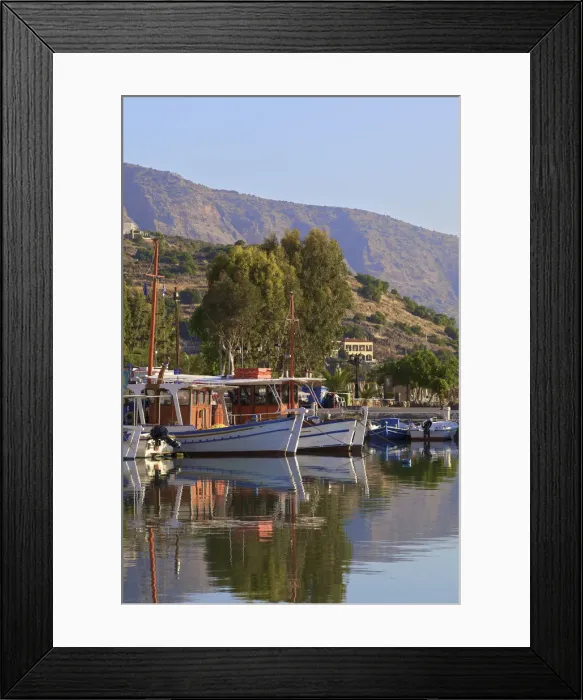 Framed Print : Elounda Harbour, Elounda, Crete, Greek Islands, Greece, Europe Framed Print : Elounda Harbour, Elounda, Crete, Greek Islands, Greece, Europe