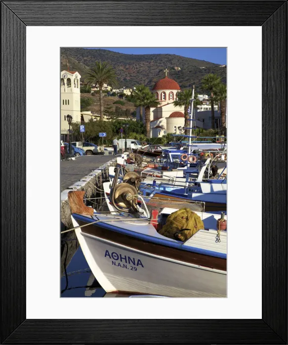 Framed Print : Elounda Harbour, Elounda, Crete, Greek Islands, Greece, Europe Framed Print : Elounda Harbour, Elounda, Crete, Greek Islands, Greece, Europe