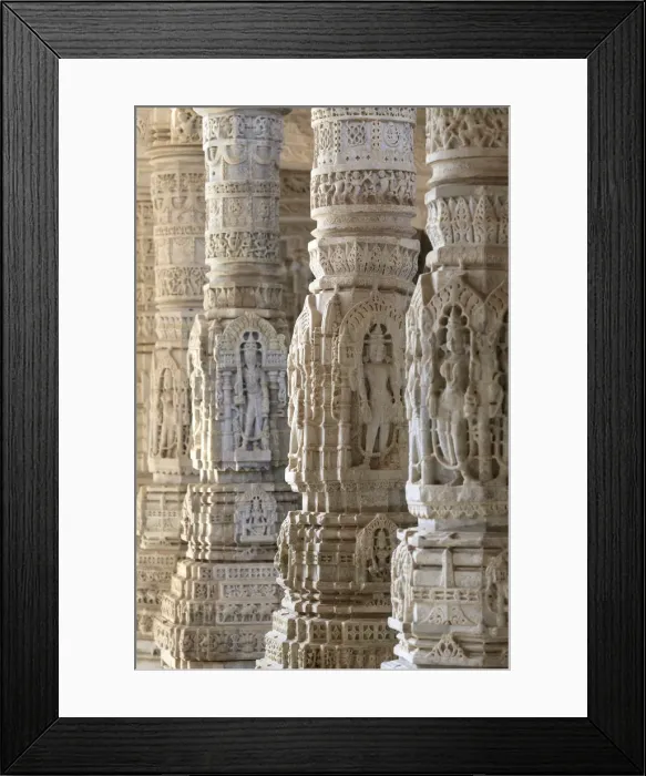 Framed Print : India, Rajasthan, Ranakpur Jain Temple Framed Print : India, Rajasthan, Ranakpur Jain Temple