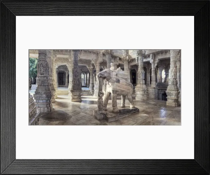 Framed Print : India, Rajasthan, Ranakpur Jain Temple Framed Print : India, Rajasthan, Ranakpur Jain Temple