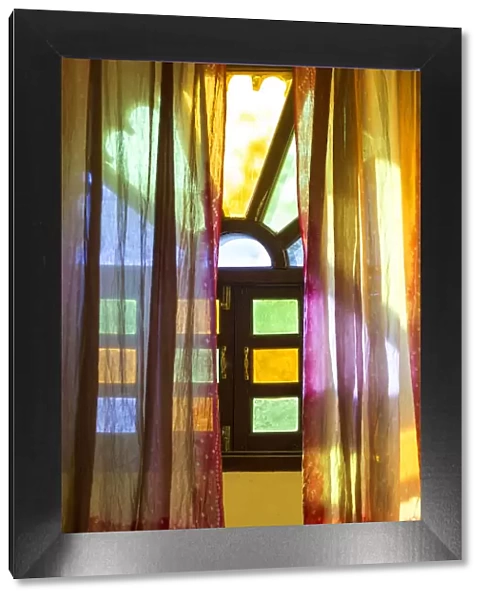 Stained glass window, Marigold Hotel, (as featured in The Best Exotic Marigold