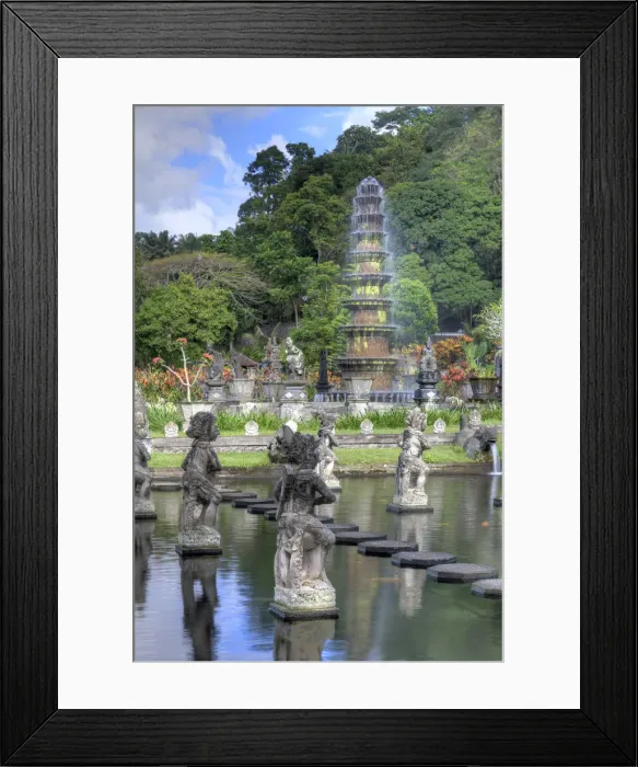 Framed Print : Indonesia, Bali, Tirtagangga, Water Palace (Taman Tirtagangga) Framed Print : Indonesia, Bali, Tirtagangga, Water Palace (Taman Tirtagangga)