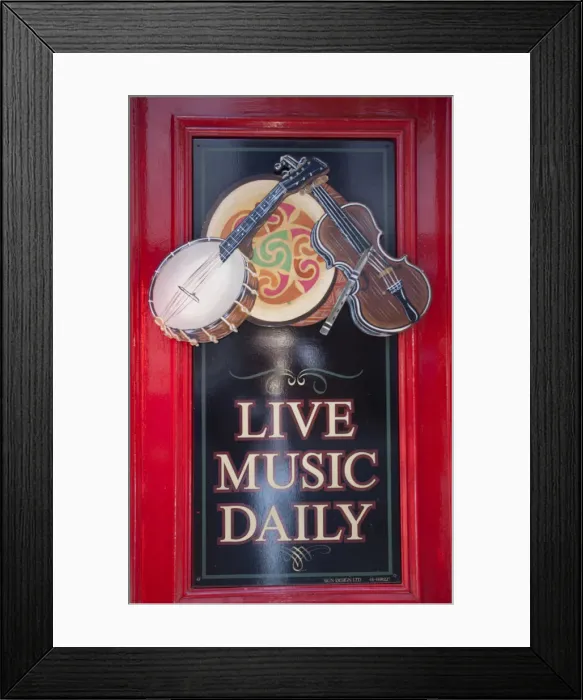 Framed Print : Temple Bar, Dublin, Irleand