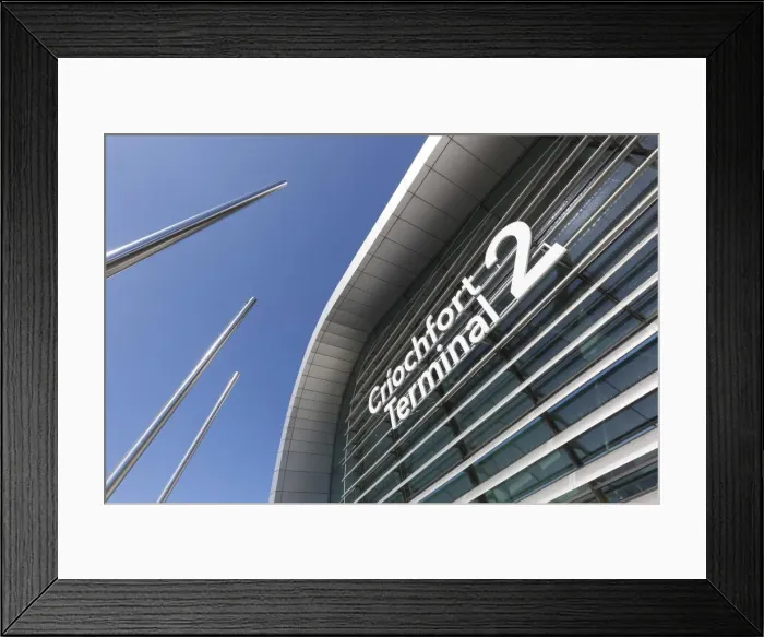 Framed Print : Ireland, Dublin, Dublin International Airport, Terminal 2, exterior Framed Print : Ireland, Dublin, Dublin International Airport, Terminal 2, exterior