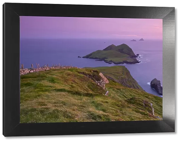 View towards Skellig Islands, County Kerry, Ireland