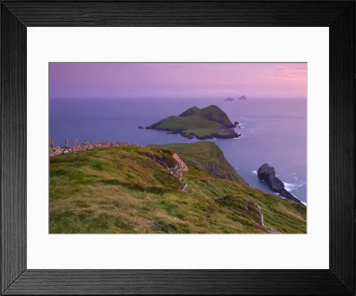 Framed Print : View towards Skellig Islands, County Kerry, Ireland Framed Print : View towards Skellig Islands, County Kerry, Ireland