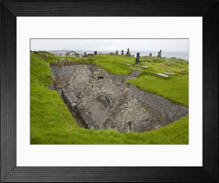 Framed Print : Buried Church of St. Cavan, Inisheer, Aran Islands, Co. Galway, Ireland Framed Print : Buried Church of St. Cavan, Inisheer, Aran Islands, Co. Galway, Ireland