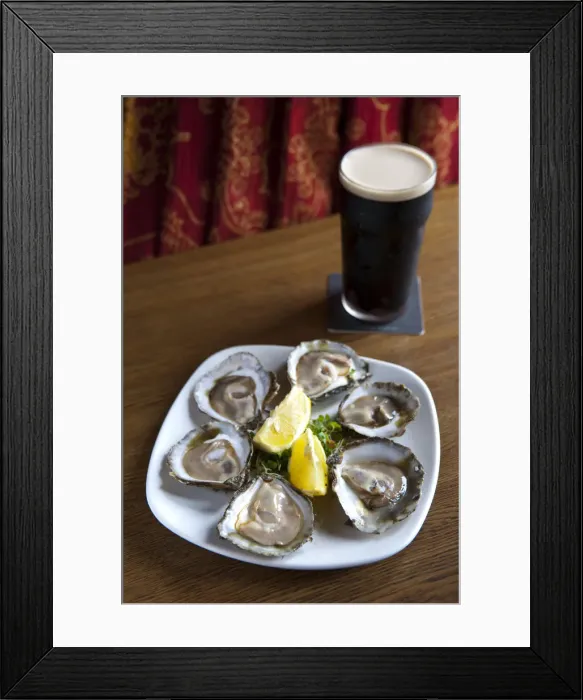Framed Print : Oysters, Galway, Co. Galway, Ireland