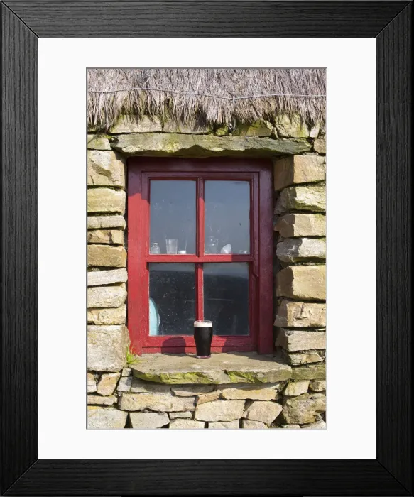 Framed Print : Dan O Haras Homestead, Connemara, Co. Galway, Ireland, MR, PR