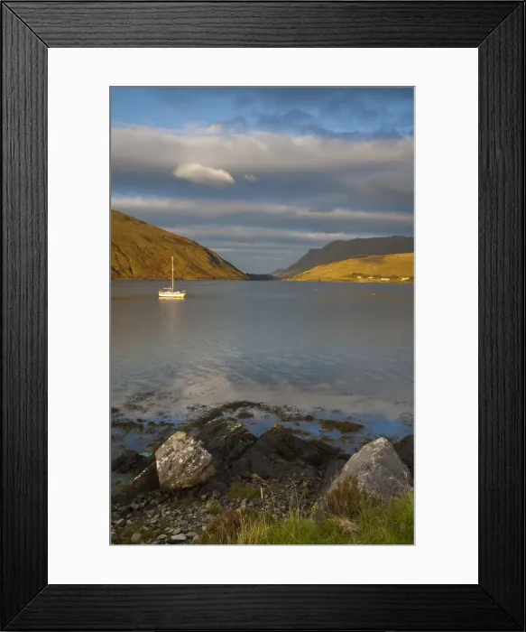 Framed Print : Near Leenane, Killary Harbour, Connemara, County Galway, Ireland Framed Print : Near Leenane, Killary Harbour, Connemara, County Galway, Ireland