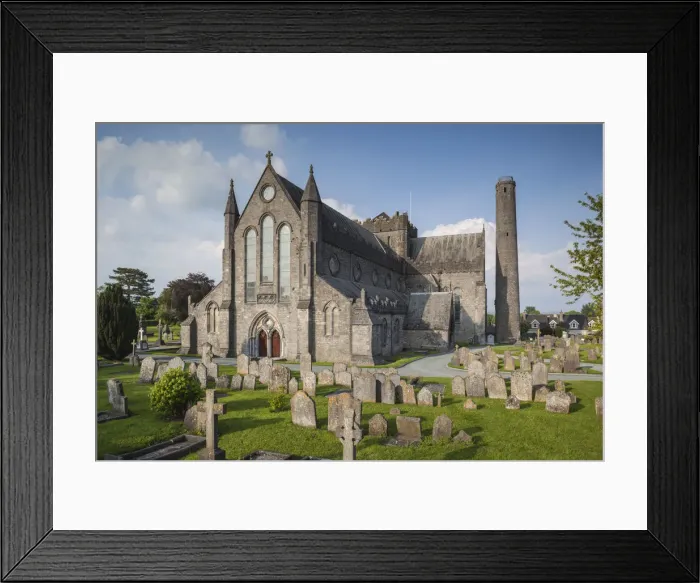 Framed Print : Ireland, County Kilkenny, Kilkenny City, St. Canices Cathedral, exterior Framed Print : Ireland, County Kilkenny, Kilkenny City, St. Canices Cathedral, exterior
