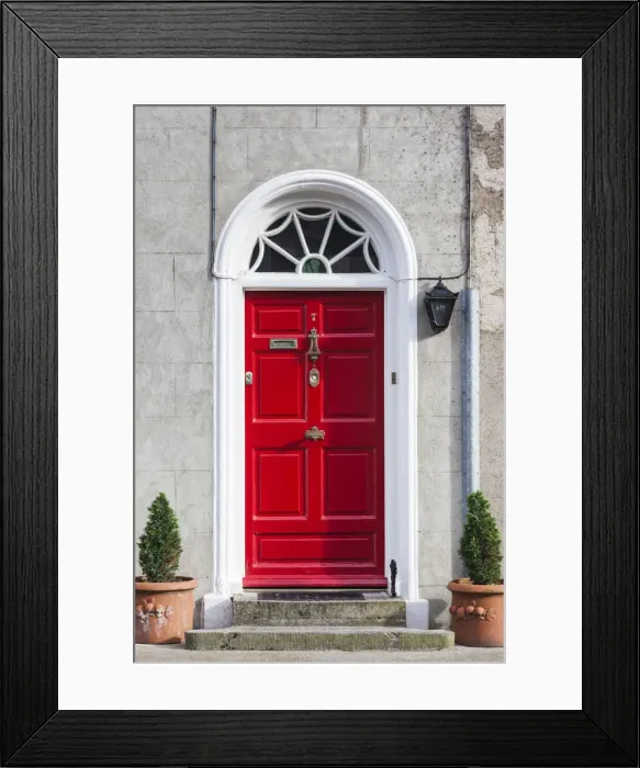 Framed Print : Ireland, County Tipperary, Clonmel, Anne Street, 1820 Georgian buildings, doorway Framed Print : Ireland, County Tipperary, Clonmel, Anne Street, 1820 Georgian buildings, doorway