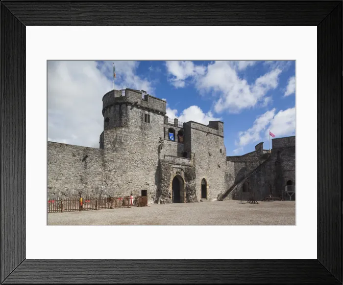 Framed Print : Ireland, County Limerick, Limerick City, King Johns Castle, 13th century Framed Print : Ireland, County Limerick, Limerick City, King Johns Castle, 13th century