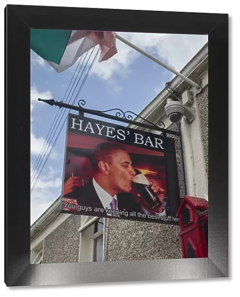 Ireland, County Offaly, Moneygall, Hayes Bar and Pub, site of US President Barack