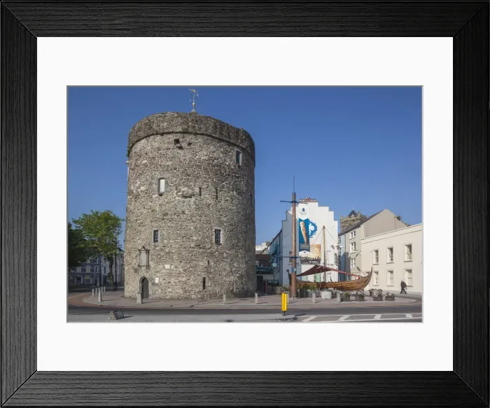 Framed Print : Ireland, County Waterford, Waterford City, Reginalds Tower, oldest complete building Framed Print : Ireland, County Waterford, Waterford City, Reginalds Tower, oldest complete building