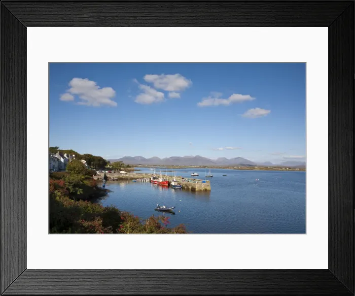 Framed Print : Roundstone Harbour, Connemara, Co. Galway, Ireland