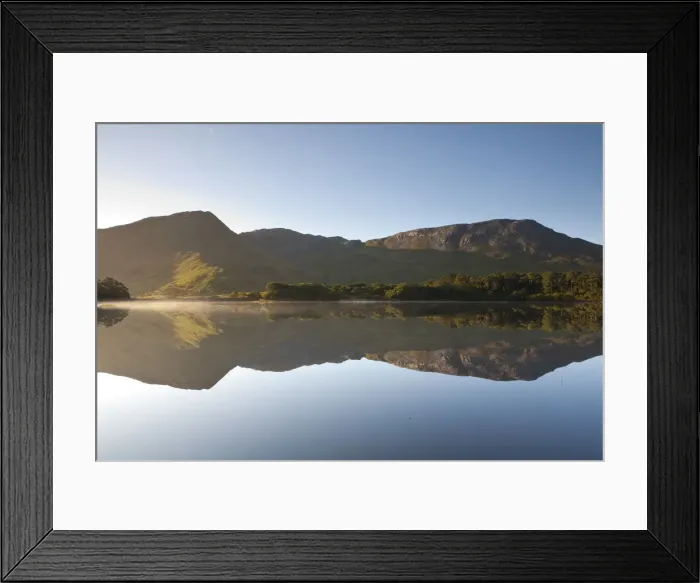 Framed Print : Kylemore Lake, Connemara National Park, Connemara, Co. Galway, Ireland
