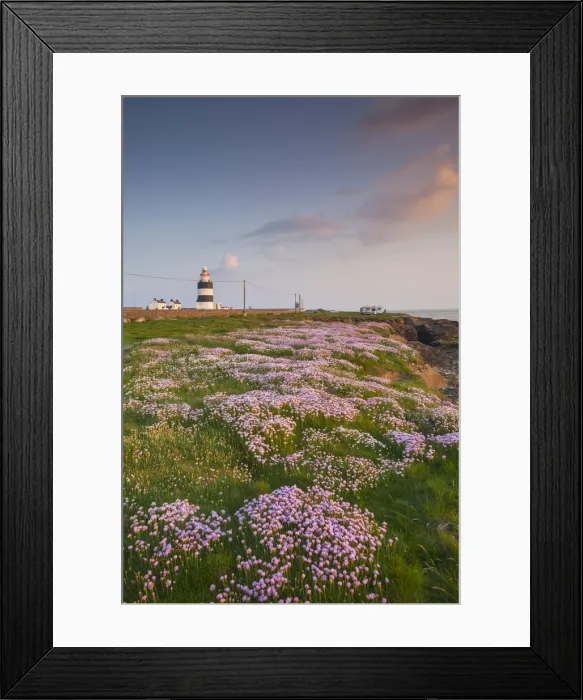 Framed Print : Ireland, County Wexford, Hook Peninsula, Hook Head, Hook Head LIghthouse, sunset Framed Print : Ireland, County Wexford, Hook Peninsula, Hook Head, Hook Head LIghthouse, sunset