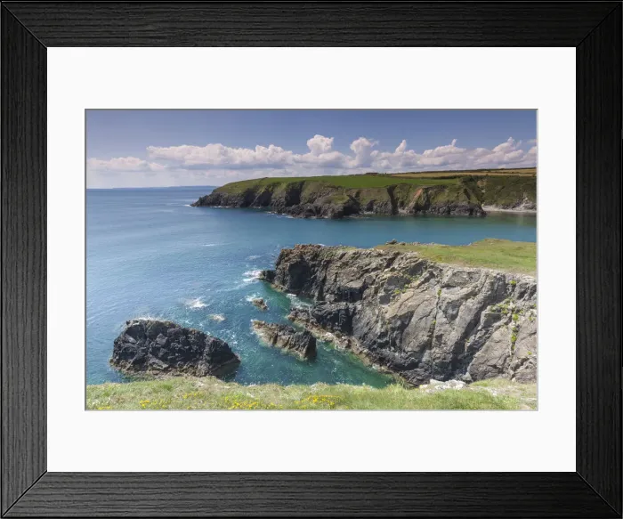 Framed Print : Ireland, County Waterford, Copper Coast, Annestown, coastline Framed Print : Ireland, County Waterford, Copper Coast, Annestown, coastline
