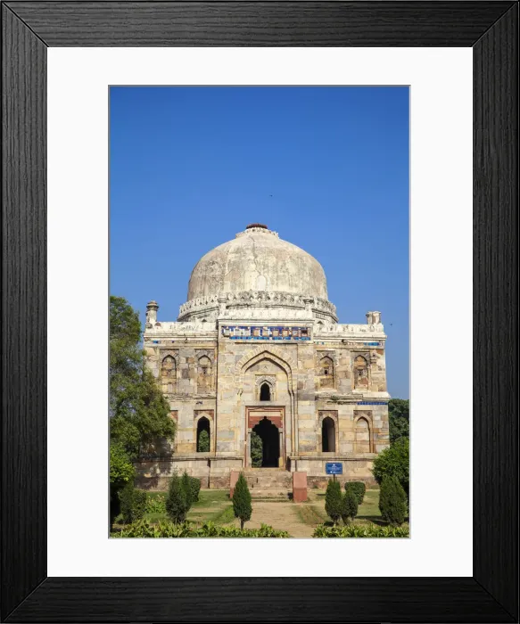 Framed Print : India, Delhi, new Delhi, Lodi Garden, Shish Gumbad Tomb Framed Print : India, Delhi, new Delhi, Lodi Garden, Shish Gumbad Tomb