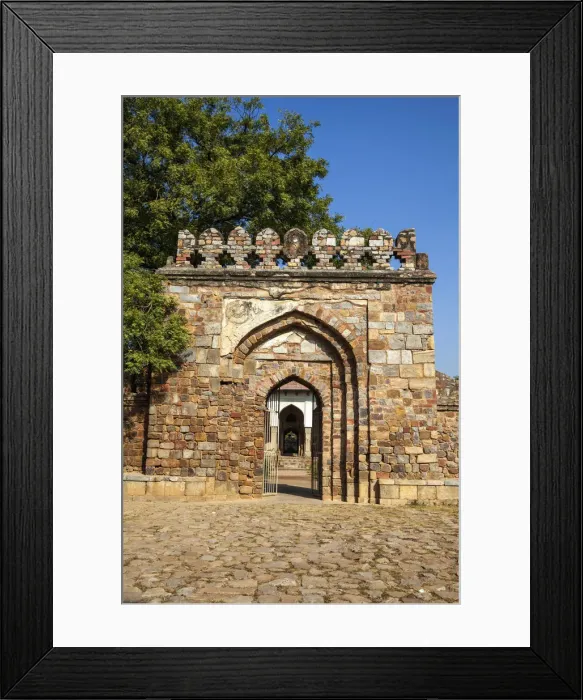 Framed Print : India, Delhi, new Delhi, Lodi Garden, Tomb of Sikander Lodi s
