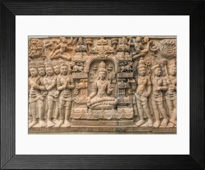 Framed Print : Thai carved stone reliefs, The Spice Route restaurant, Imperial Hotel, New Delhi, India Framed Print : Thai carved stone reliefs, The Spice Route restaurant, Imperial Hotel, New Delhi, India
