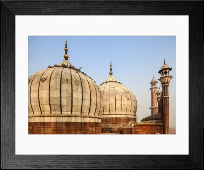 Framed Print : India, Delhi, Old Delhi, Jama Masjid - Jama Mosque built by Shah Jahan Framed Print : India, Delhi, Old Delhi, Jama Masjid - Jama Mosque built by Shah Jahan