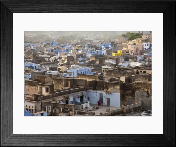 Framed Print : Rooftops, Bundi, Rajasthan, India Framed Print : Rooftops, Bundi, Rajasthan, India