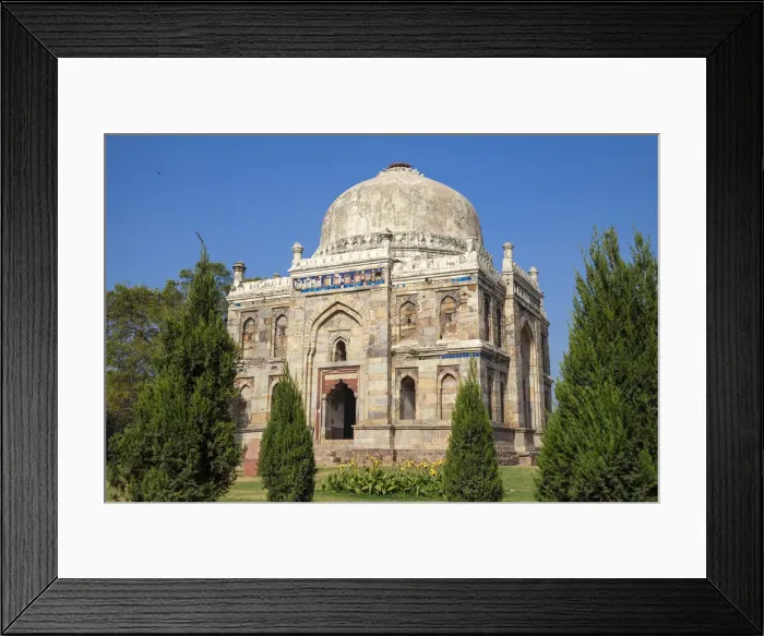 Framed Print : India, Delhi, new Delhi, Lodi Garden, Shish Gumbad Tomb Framed Print : India, Delhi, new Delhi, Lodi Garden, Shish Gumbad Tomb