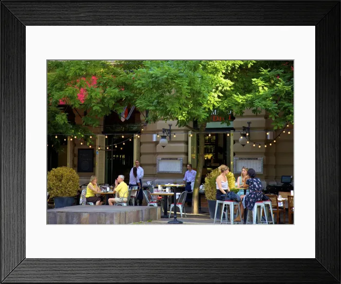 Framed Print : Cafe, Budapest, Hungary Framed Print : Cafe, Budapest, Hungary