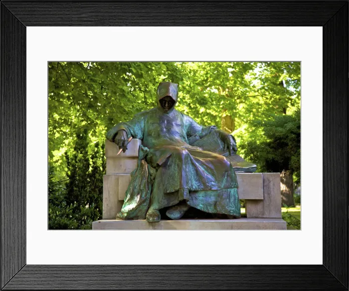 Framed Print : Statue of Anonymous, Vajdahunyad Castle, Budapest, Hungary Framed Print : Statue of Anonymous, Vajdahunyad Castle, Budapest, Hungary