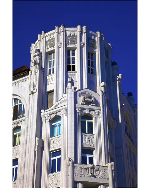 Art Deco Building on Vaci Utca, Budapest, Hungary