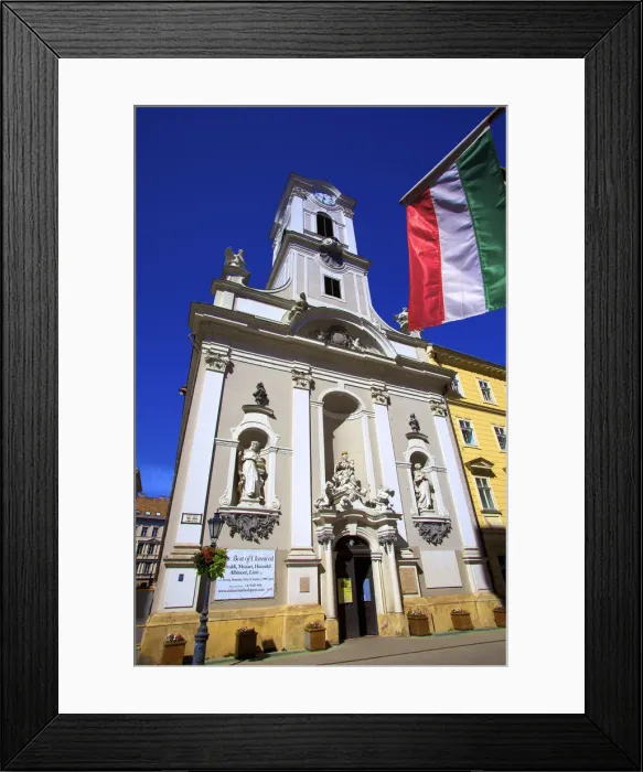 Framed Print : St Michaels City Church, Budapest, Hungary Framed Print : St Michaels City Church, Budapest, Hungary